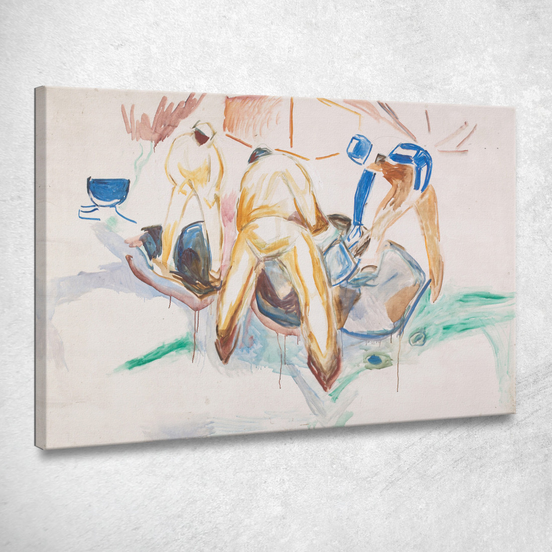 Operatori Di Strada Nella Neve Edvard Munch em292 quadro stampato su tela Operatori Di Strada Nella Neve Edvard Munch em292 quadro stampato su tela