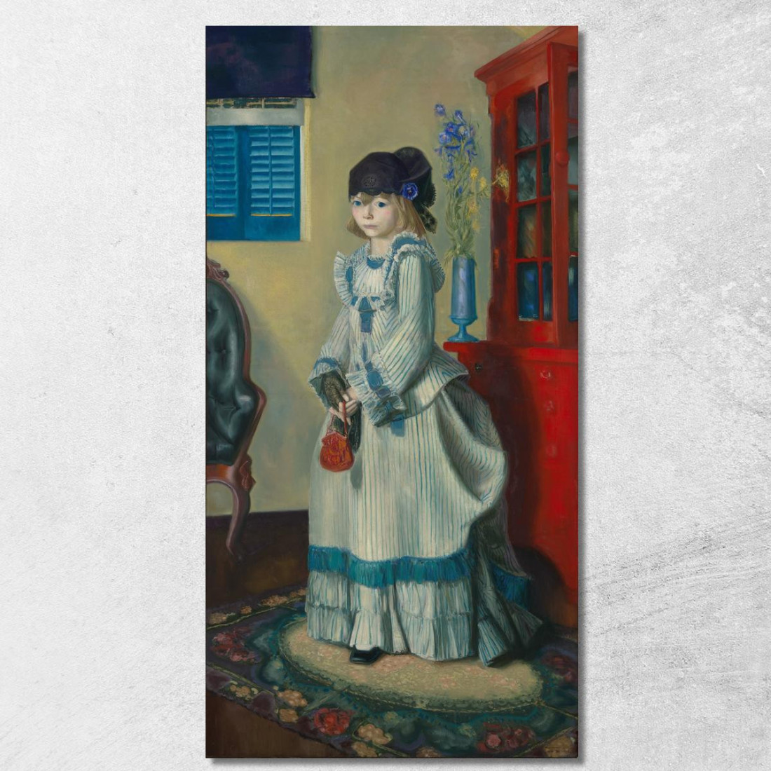 Signora Jean George Wesley Bellows gwb28 quadro stampato su tela Signora Jean George Wesley Bellows gwb28 quadro stampato su tela