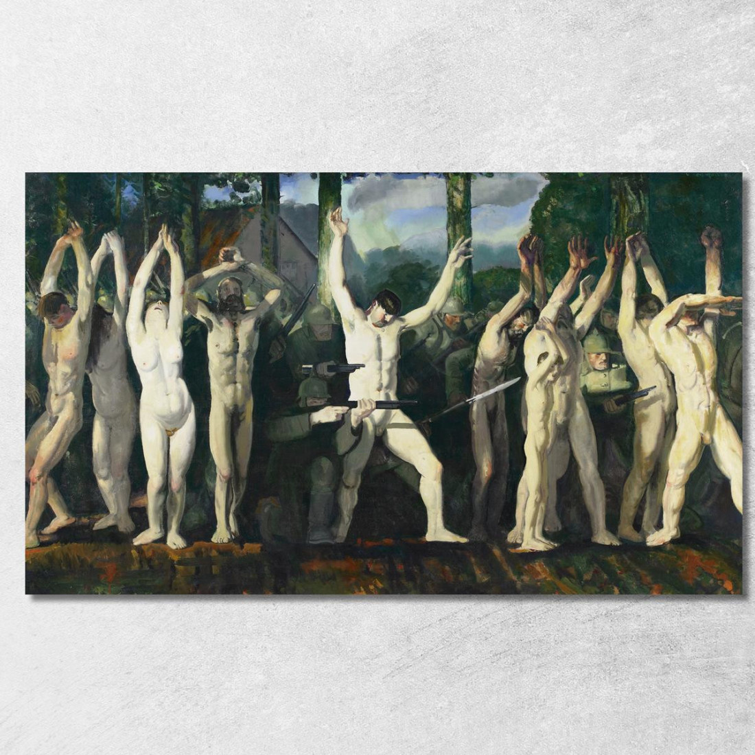 La Barricata George Wesley Bellows gwb60 quadro stampato su tela La Barricata George Wesley Bellows gwb60 quadro stampato su tela