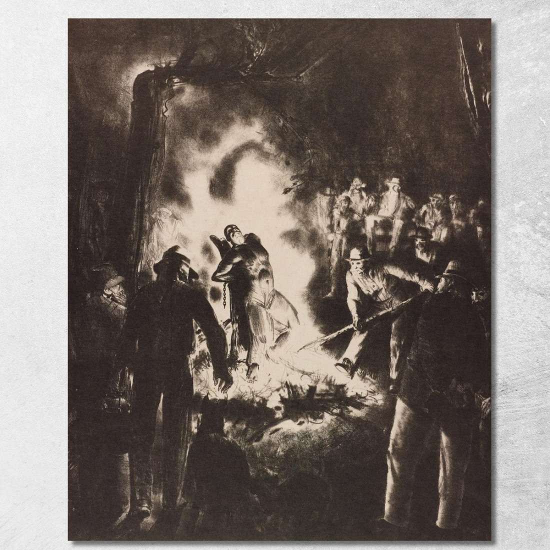 La Legge È Troppo Lenta George Wesley Bellows gwb65 quadro stampato su tela La Legge È Troppo Lenta George Wesley Bellows gwb65 quadro stampato su tela