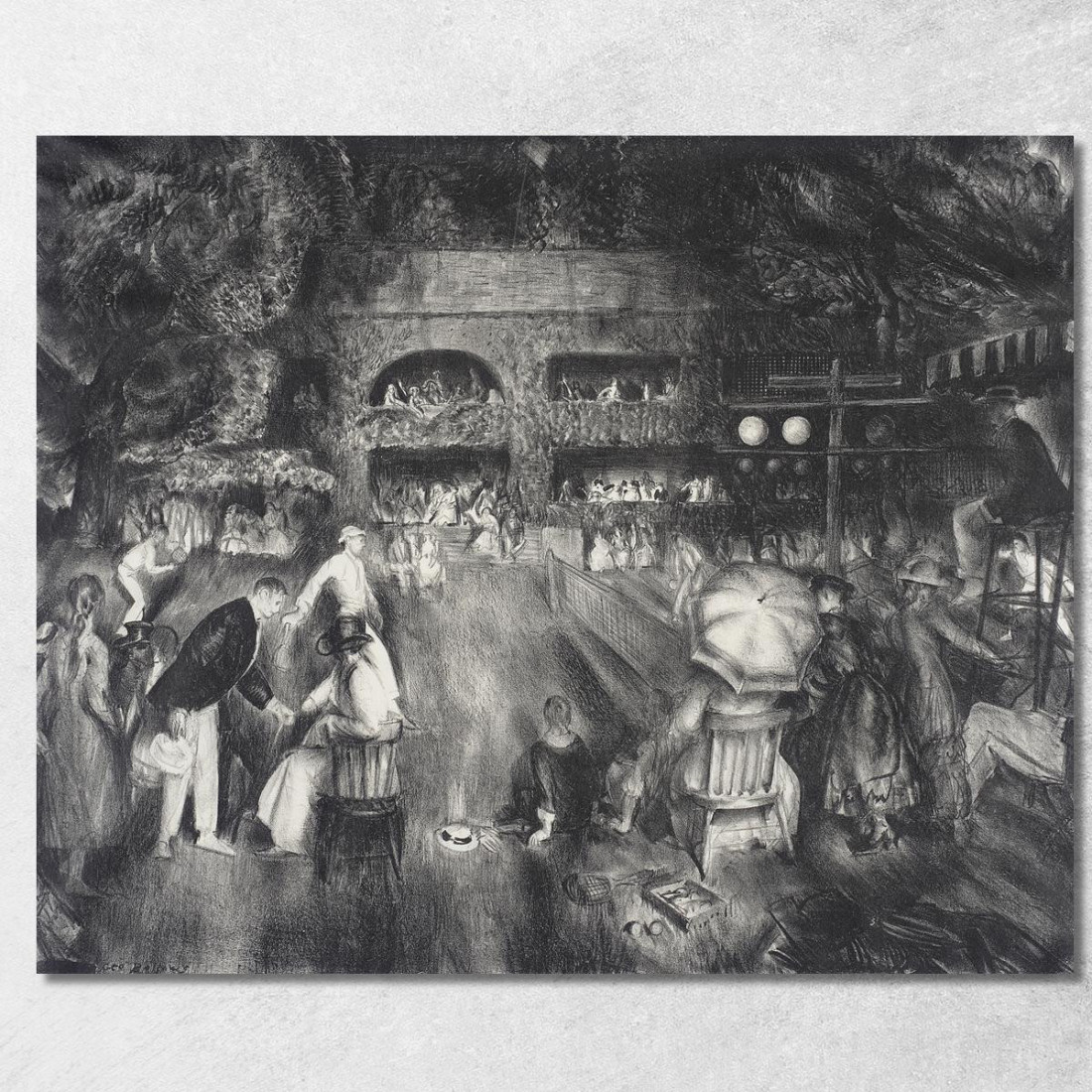 Il Torneo George Wesley Bellows gwb74 quadro stampato su tela Il Torneo George Wesley Bellows gwb74 quadro stampato su tela