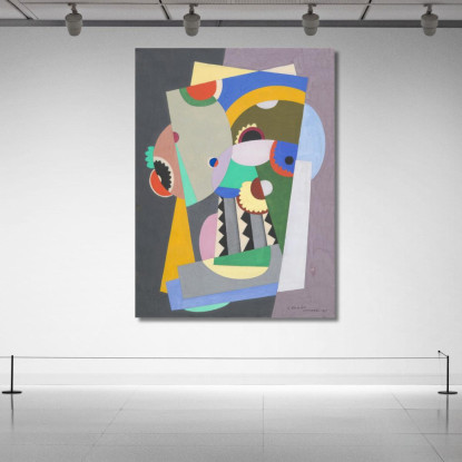 Composizione 2 Georges Valmier gvl24 quadro stampato su tela