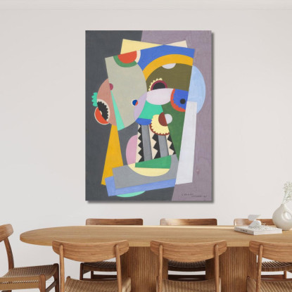 Composizione 2 Georges Valmier gvl24 quadro stampato su tela