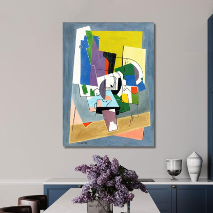 Composizione 3 Georges Valmier gvl25 quadro stampato su tela