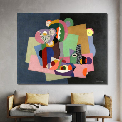 Fiori E Frutta Georges Valmier gvl35 quadro stampato su tela