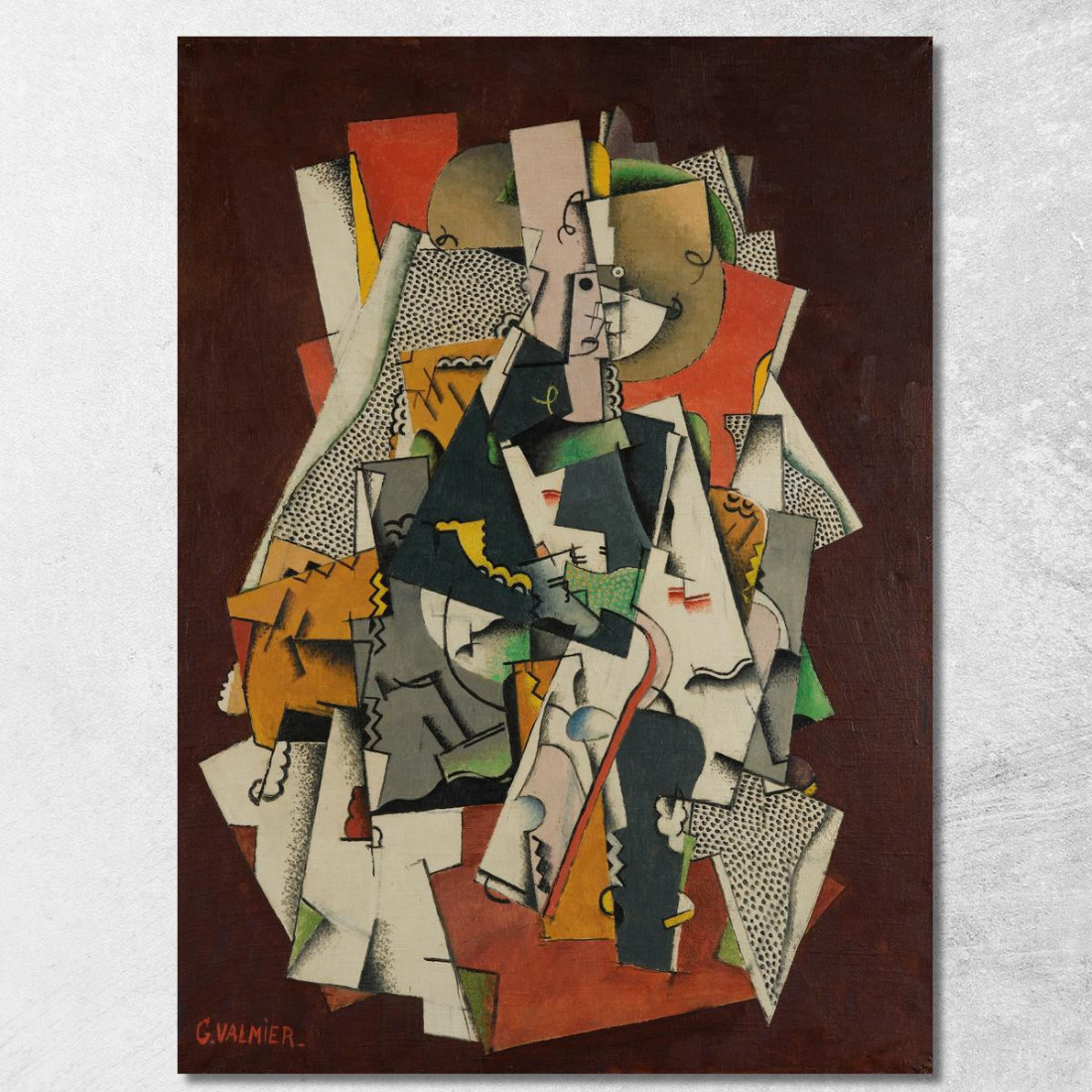 Giovane Ragazza Seduta Georges Valmier gvl39 quadro stampato su tela Giovane Ragazza Seduta Georges Valmier gvl39 quadro stampato su tela