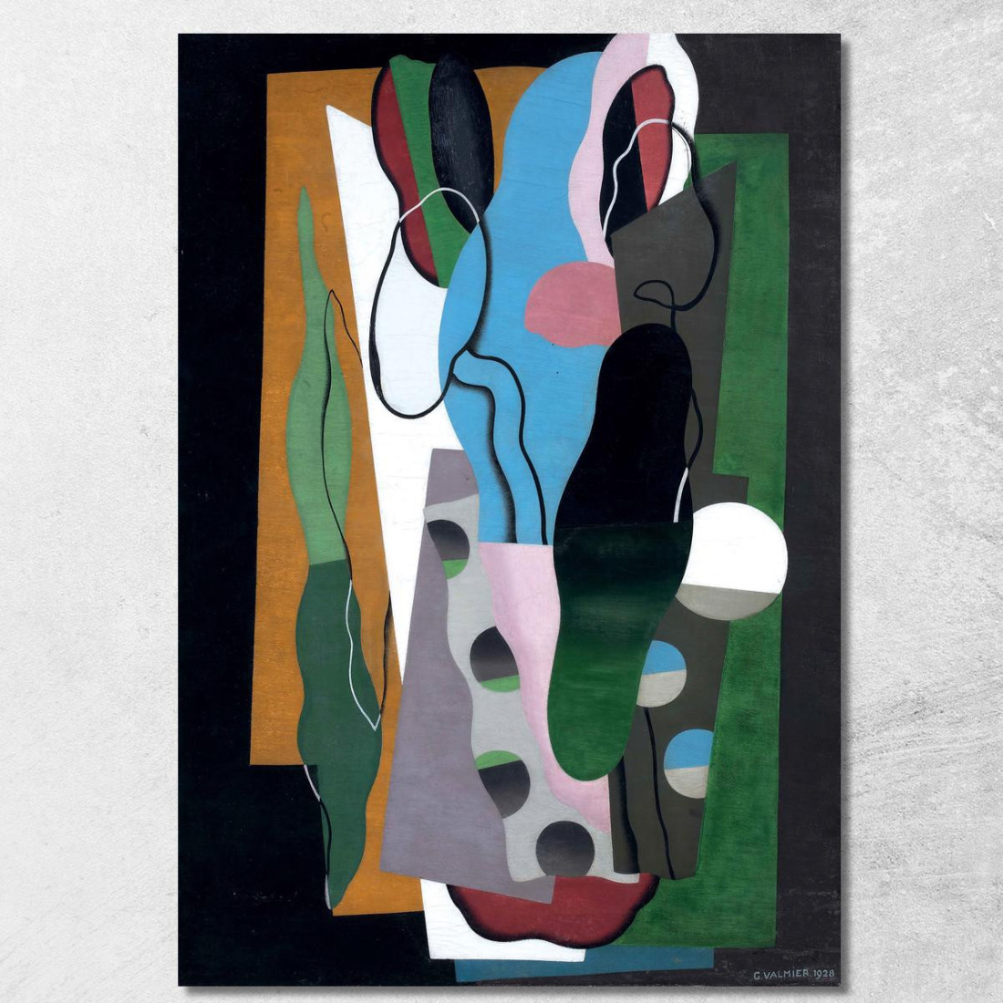 Les Tulipes I Tulipani Georges Valmier gvl48 quadro stampato su tela Les Tulipes I Tulipani Georges Valmier gvl48 quadro stampato su tela