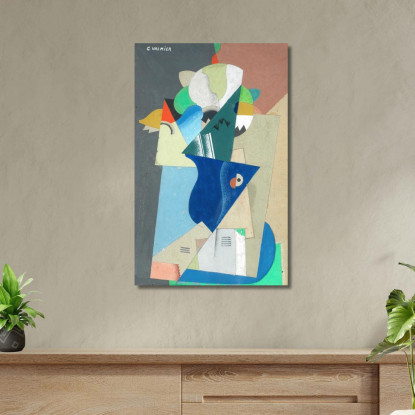 Vaso Di Fiori 2 Georges Valmier gvl73 quadro stampato su tela