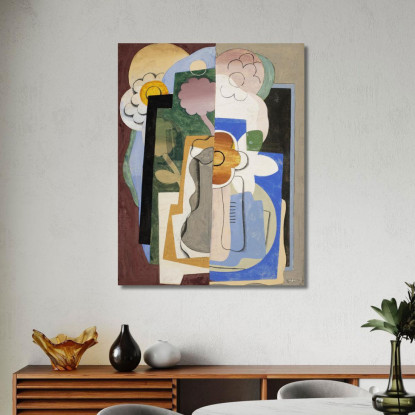 Vaso Di Fiori Georges Valmier gvl74 quadro stampato su tela