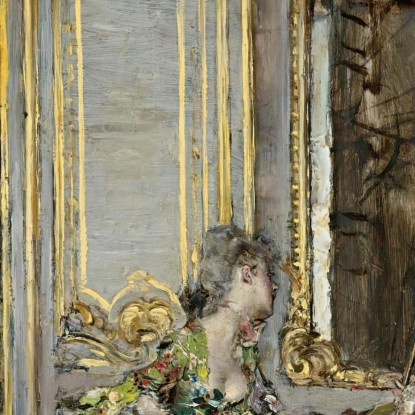 Un Amico Del Marchese Giovanni Boldini gbd3 quadro stampato su tela