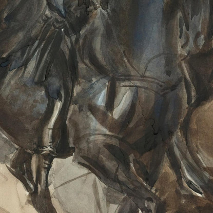 Una Statua In Bronzo Di Luigi Xiv Giovanni Boldini gbd7 quadro stampato su tela