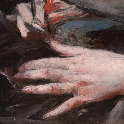 Cucitura Delle Mani Delle Donne Giovanni Boldini gbd22 quadro stampato su tela