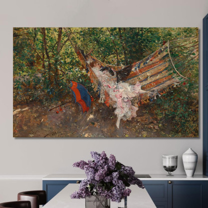 L' Amaca Giovanni Boldini gbd38 quadro stampato su tela