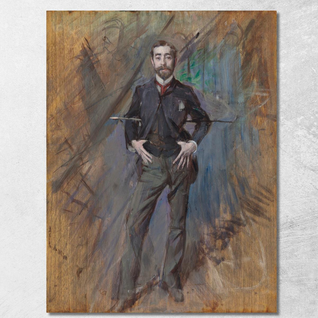 Ritratto Di John Singer Sargent Giovanni Boldini gbd62 quadro stampato su tela Ritratto Di John Singer Sargent Giovanni Boldini gbd62 quadro stampato su tela