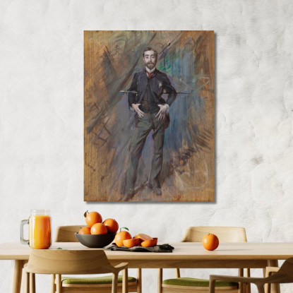 Ritratto Di John Singer Sargent Giovanni Boldini gbd62 quadro stampato su tela