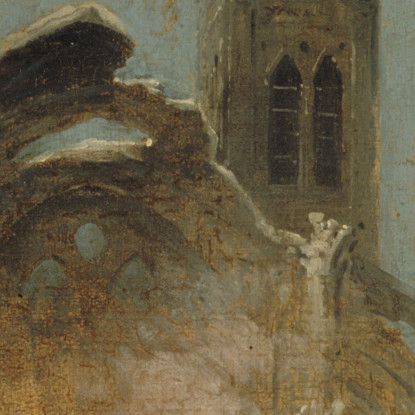 La Demolizione Della Chiesa Di Saint-Jean-En-Grève Hubert Robert hrb51 quadro stampato su tela