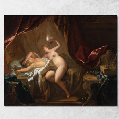 Amore E Psiche Jean-François de Troy jft6 quadro stampato su tela