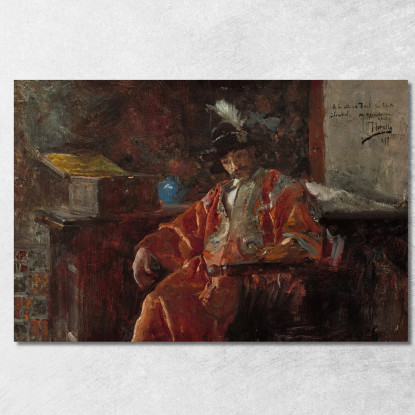 Figura Di Un Mercante Joaquín Sorolla jsr38 quadro stampato su tela