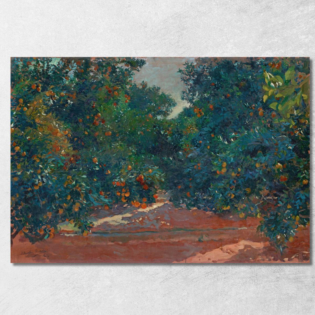 Aranci Di Naranjos De Alcira Ad Alcira Joaquín Sorolla jsr66 quadro stampato su tela Aranci Di Naranjos De Alcira Ad Alcira Joaquín Sorolla jsr66 quadro stampato su tela