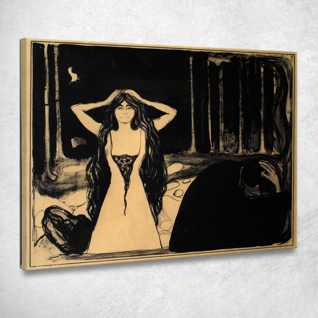 Ceneri Del Tuono Ii Edvard Munch em365 quadro stampato su tela Ceneri Del Tuono Ii Edvard Munch em365 quadro stampato su tela
