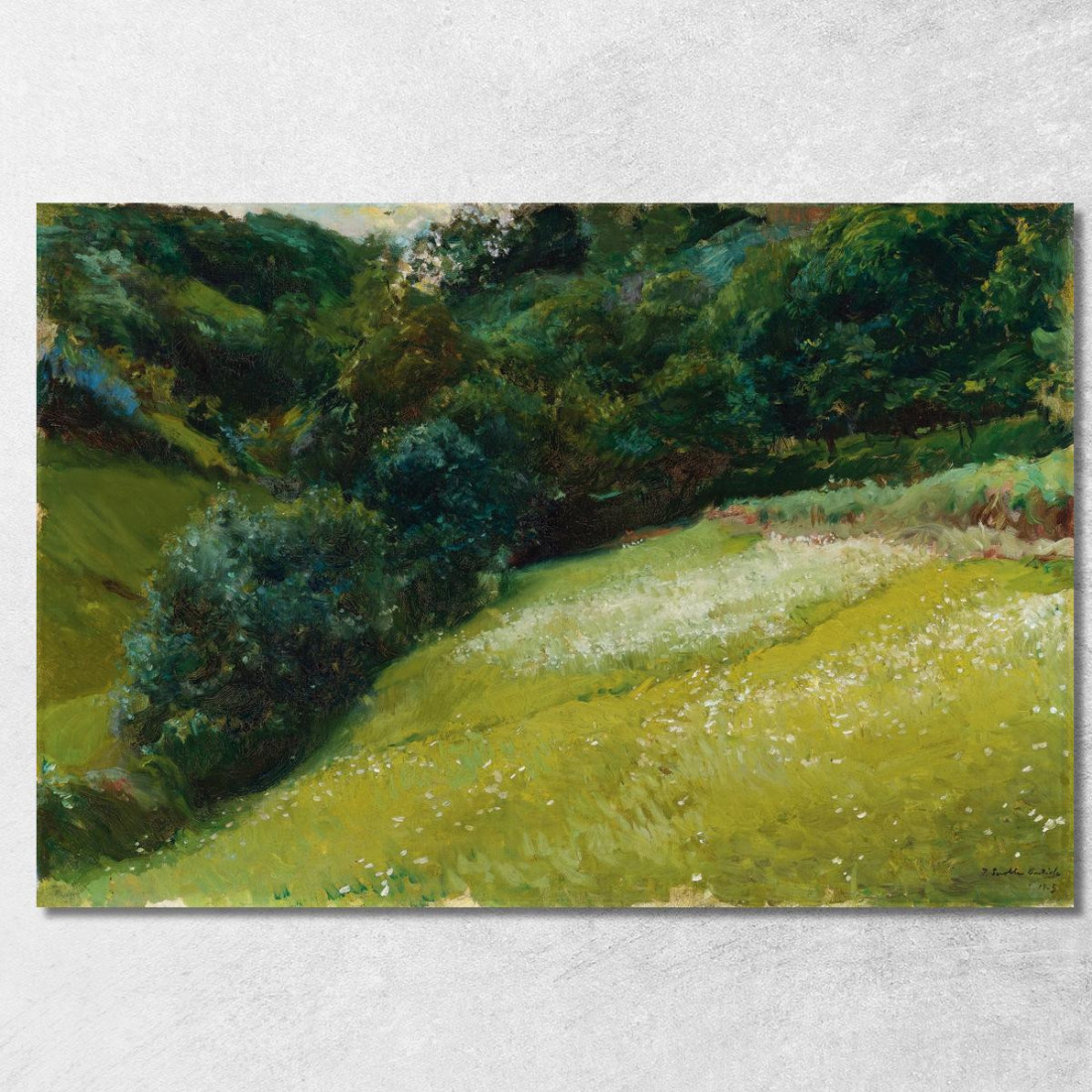 Prado De Asturias Campo San Esteban De Pravia Nelle Asturie San Esteban De Pravia Joaquín Sorolla jsr88 quadro stampato su tela Prado De Asturias Campo San Esteban De Pravia Nelle Asturie San Esteban De Pravia Joaquín Sorolla jsr88 quadro stampato su tela