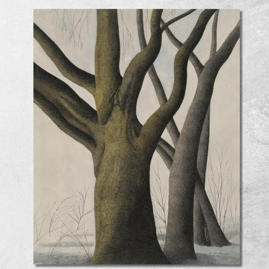 Grande Albero Léon Spilliaert lsp13 quadro stampato su tela Grande Albero Léon Spilliaert lsp13 quadro stampato su tela