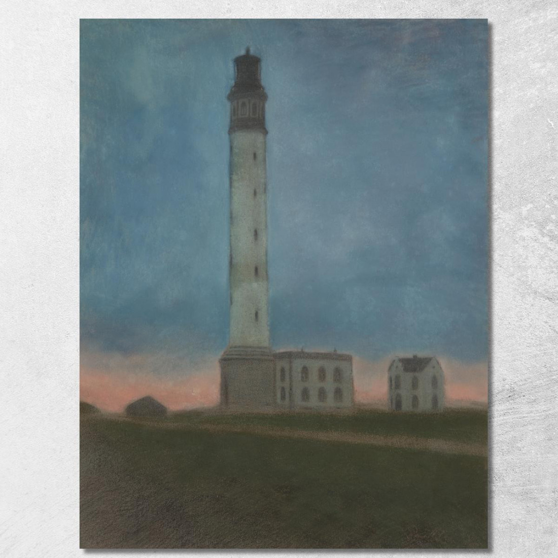 Il Faro Di Ostenda All'Alba Léon Spilliaert lsp34 quadro stampato su tela Il Faro Di Ostenda All'Alba Léon Spilliaert lsp34 quadro stampato su tela