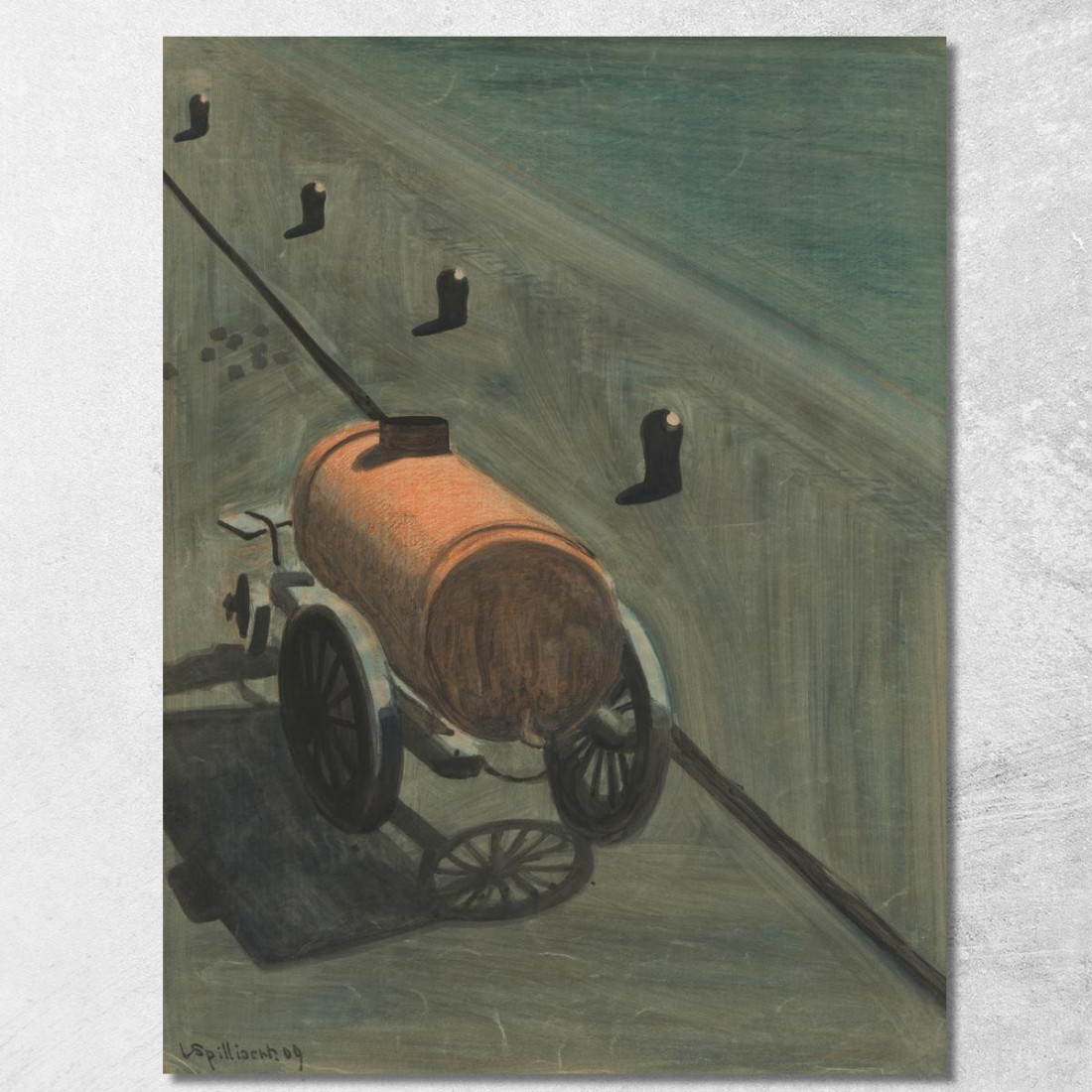 Il Carro Dell'Acqua Léon Spilliaert lsp36 quadro stampato su tela Il Carro Dell'Acqua Léon Spilliaert lsp36 quadro stampato su tela