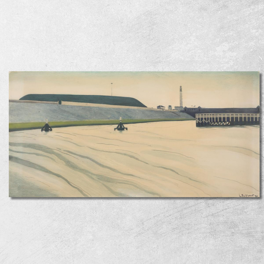 Porto Di Ostenda Léon Spilliaert lsp52 quadro stampato su tela Porto Di Ostenda Léon Spilliaert lsp52 quadro stampato su tela