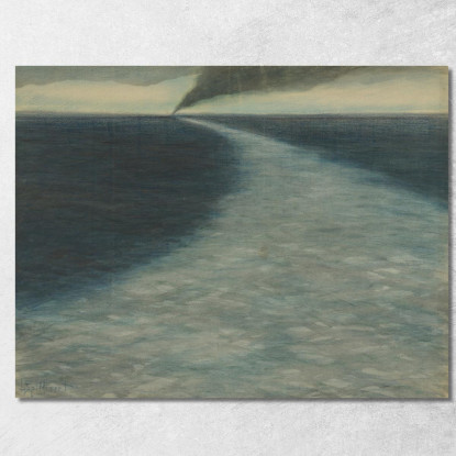 Marino Con Scia Léon Spilliaert lsp80 quadro stampato su tela