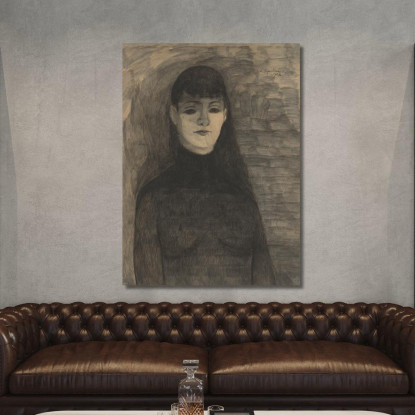 Malinconia Léon Spilliaert lsp84 quadro stampato su tela