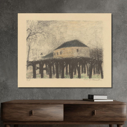 Siti Brabanti 9 Léon Spilliaert lsp107 quadro stampato su tela