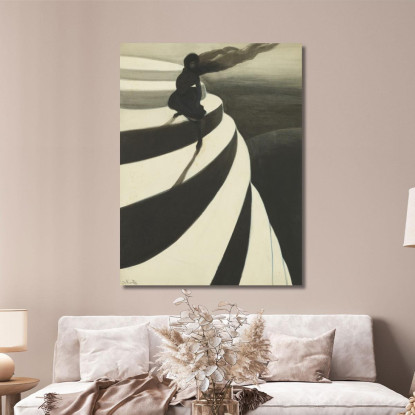 Vertigine Léon Spilliaert lsp110 quadro stampato su tela