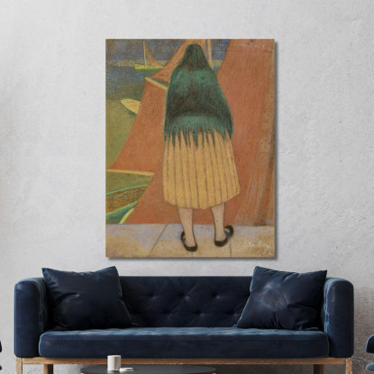 Pescatrice Léon Spilliaert lsp111 quadro stampato su tela