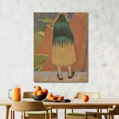 Pescatrice Léon Spilliaert lsp111 quadro stampato su tela