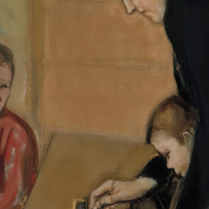 Scuola Elementare Magnus Enckell mek15 quadro stampato su tela