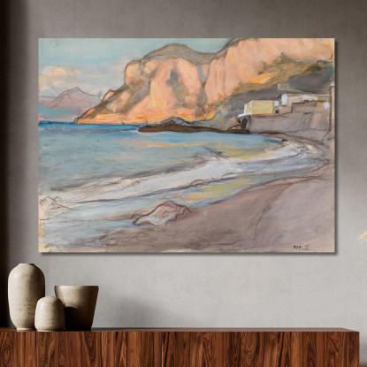Dalla Regione Di Napoli Magnus Enckell mek20 quadro stampato su tela