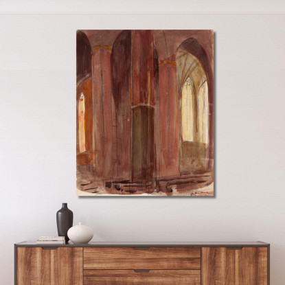 Interno Della Cattedrale Magnus Enckell mek28 quadro stampato su tela