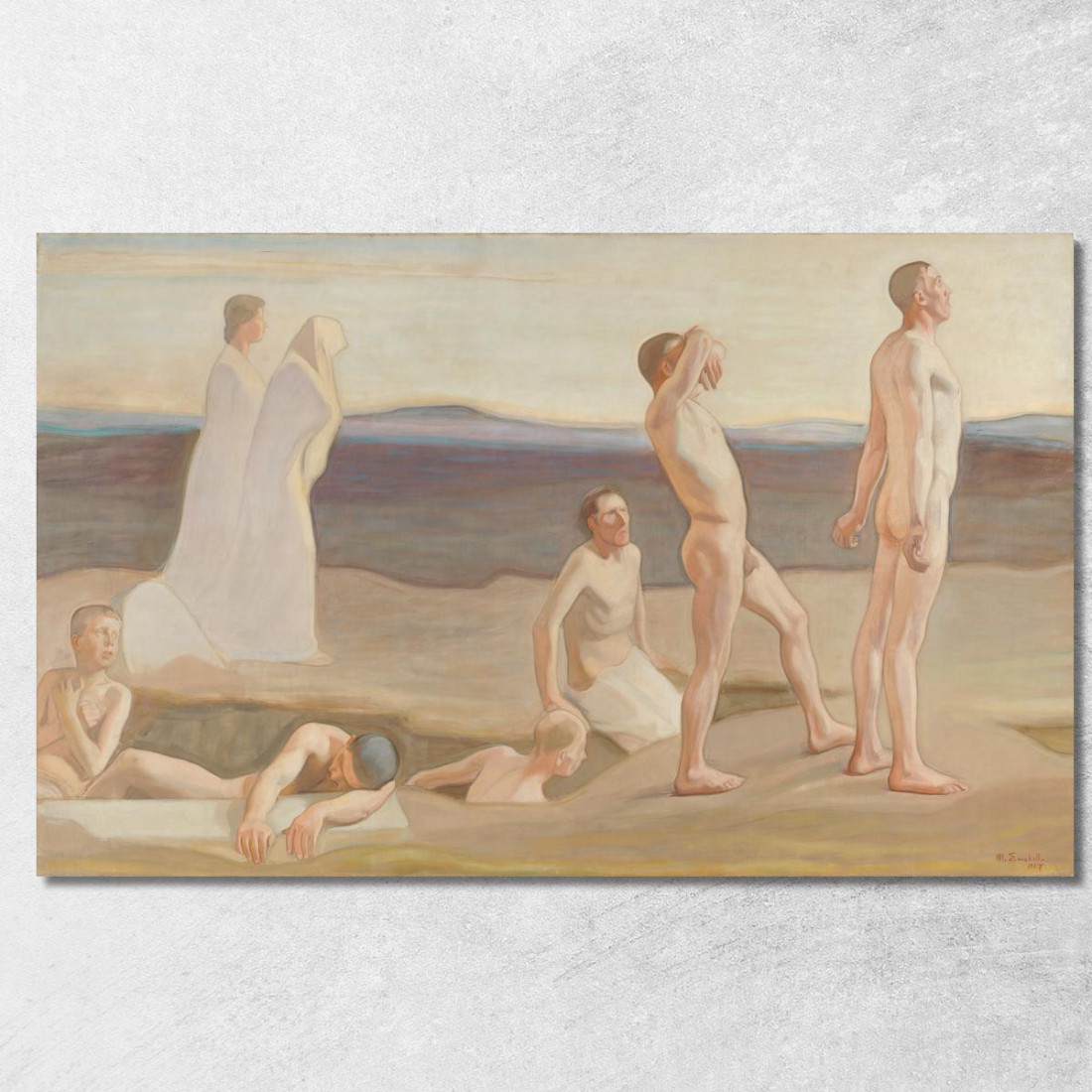 Resurrezione 2 Magnus Enckell mek62 quadro stampato su tela Resurrezione 2 Magnus Enckell mek62 quadro stampato su tela