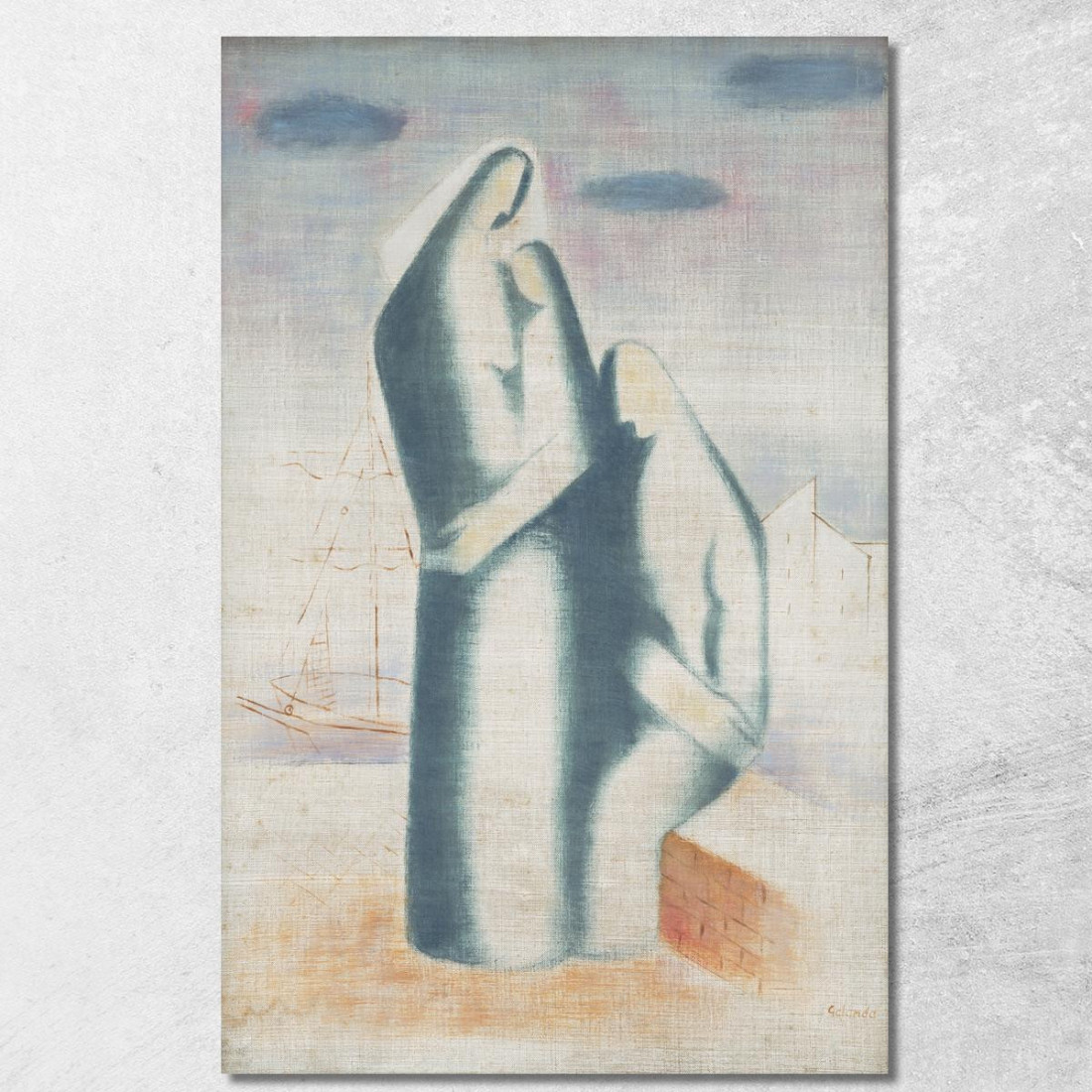 Famiglia Povera Mikuláš Galanda mgl92 quadro stampato su tela Famiglia Povera Mikuláš Galanda mgl92 quadro stampato su tela