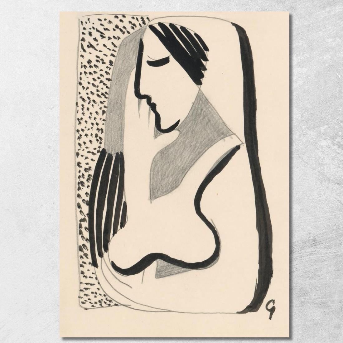 Donna Premurosa Mikuláš Galanda mgl121 quadro stampato su tela Donna Premurosa Mikuláš Galanda mgl121 quadro stampato su tela