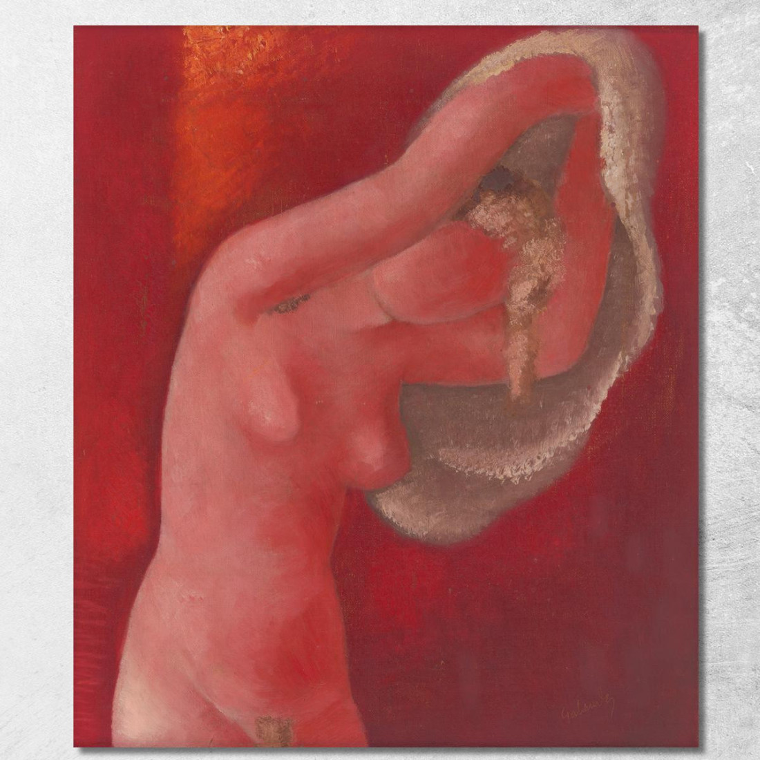 Donna Che Si Spoglia Mikuláš Galanda mgl137 quadro stampato su tela Donna Che Si Spoglia Mikuláš Galanda mgl137 quadro stampato su tela