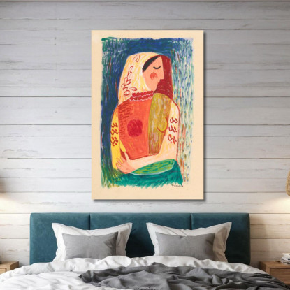 Donna Mikuláš Galanda mgl146 quadro stampato su tela