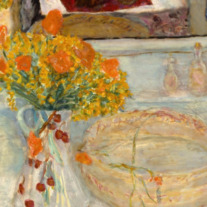 Toeletta E Specchio Pierre Bonnard pbn9 quadro stampato su tela