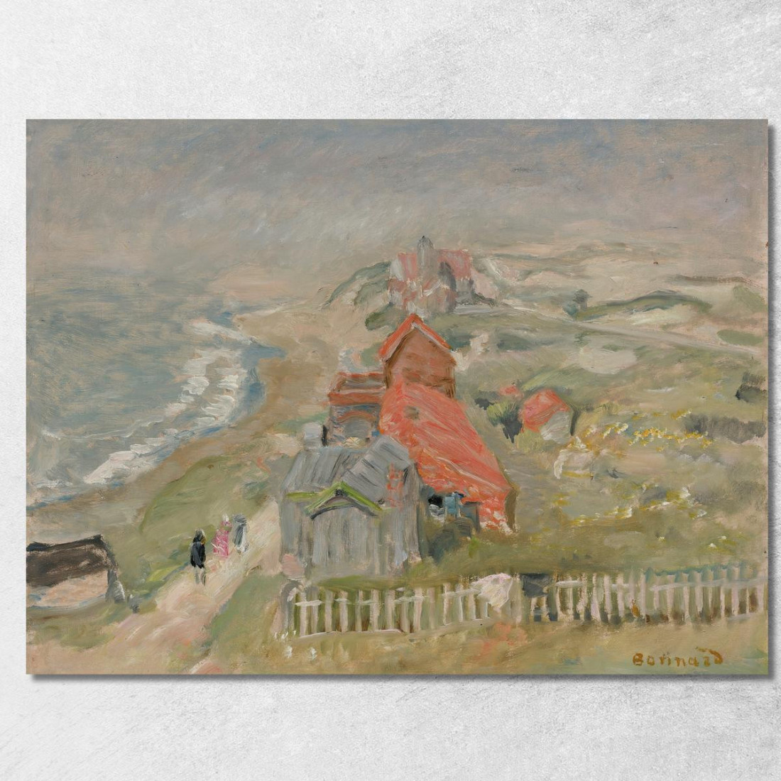 La Casa Lungo La Strada O Le Case Sulla Scogliera Pierre Bonnard pbn23 quadro stampato su tela La Casa Lungo La Strada O Le Case Sulla Scogliera Pierre Bonnard pbn23 quadro stampato su tela