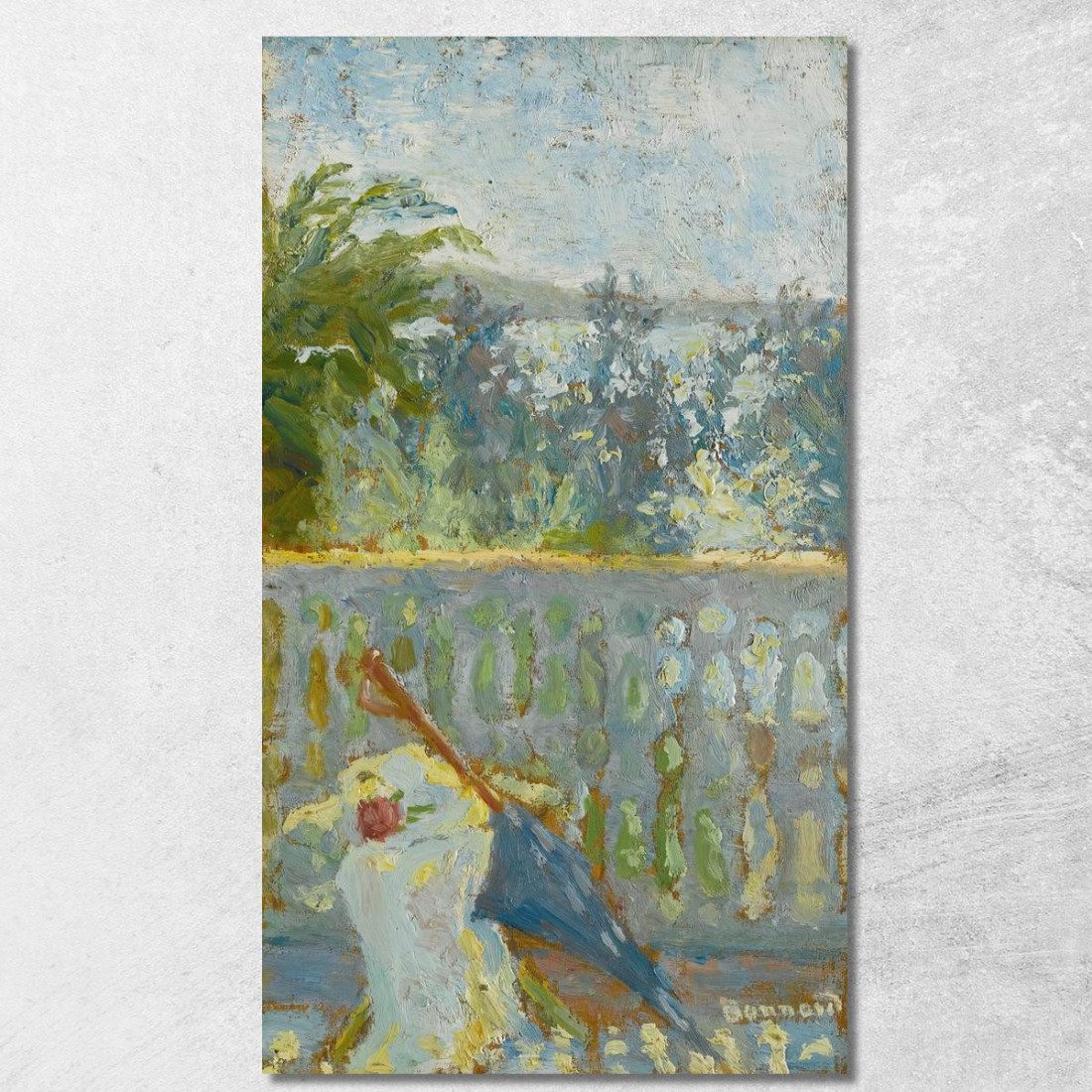 Il Balcone E L'Ombrellone Pierre Bonnard pbn27 quadro stampato su tela Il Balcone E L'Ombrellone Pierre Bonnard pbn27 quadro stampato su tela