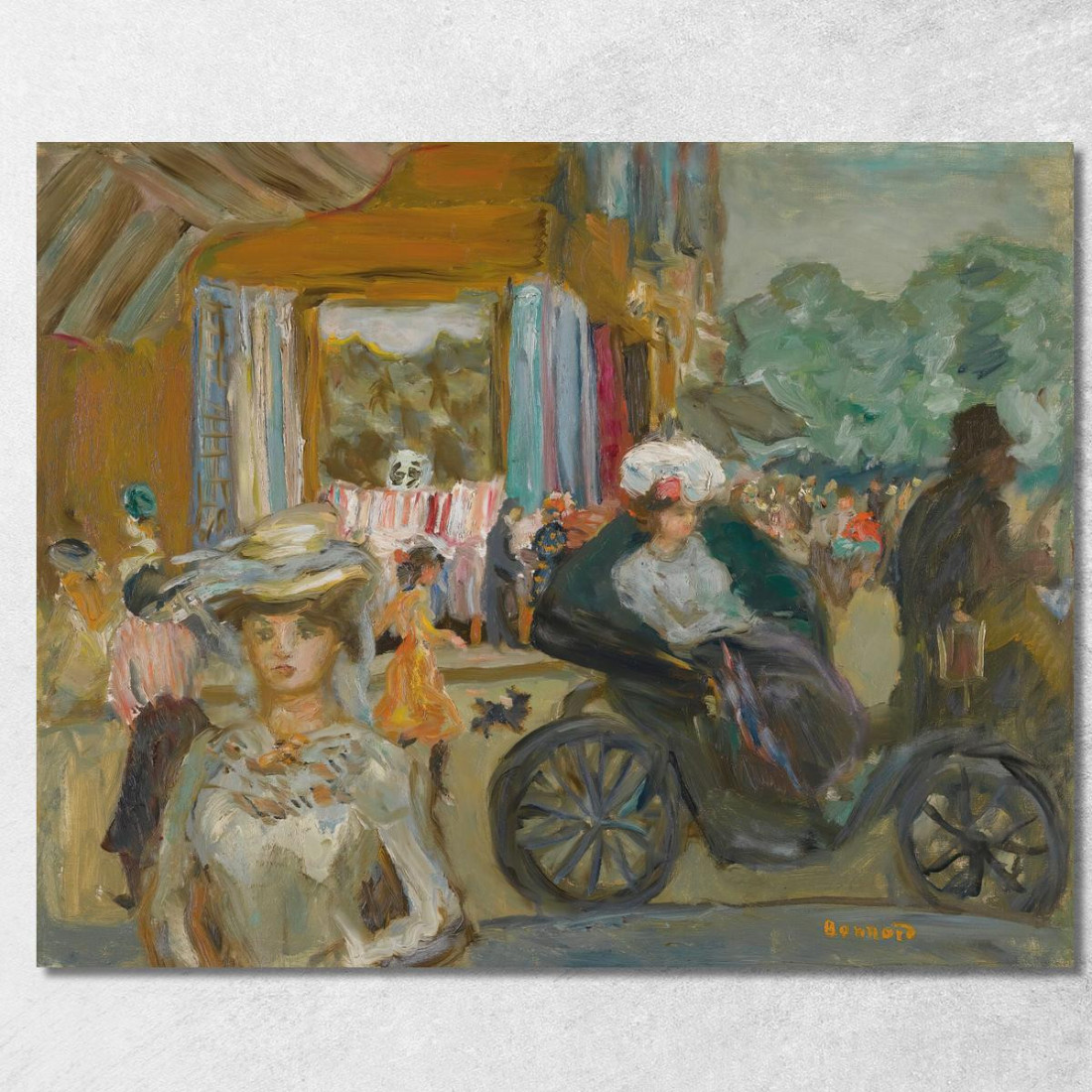 Il Fiacre Pierre Bonnard pbn33 quadro stampato su tela Il Fiacre Pierre Bonnard pbn33 quadro stampato su tela