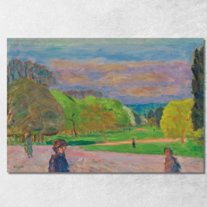 Il Giardino Pubblico Pierre Bonnard pbn35 quadro stampato su tela