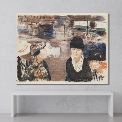 Luogo Clichy Pierre Bonnard pbn55 quadro stampato su tela