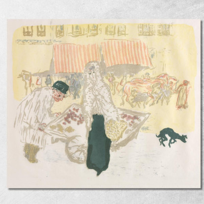 Alcuni Aspetti Della Vita Pariginail Carretto Pierre Bonnard pbn67 quadro stampato su tela